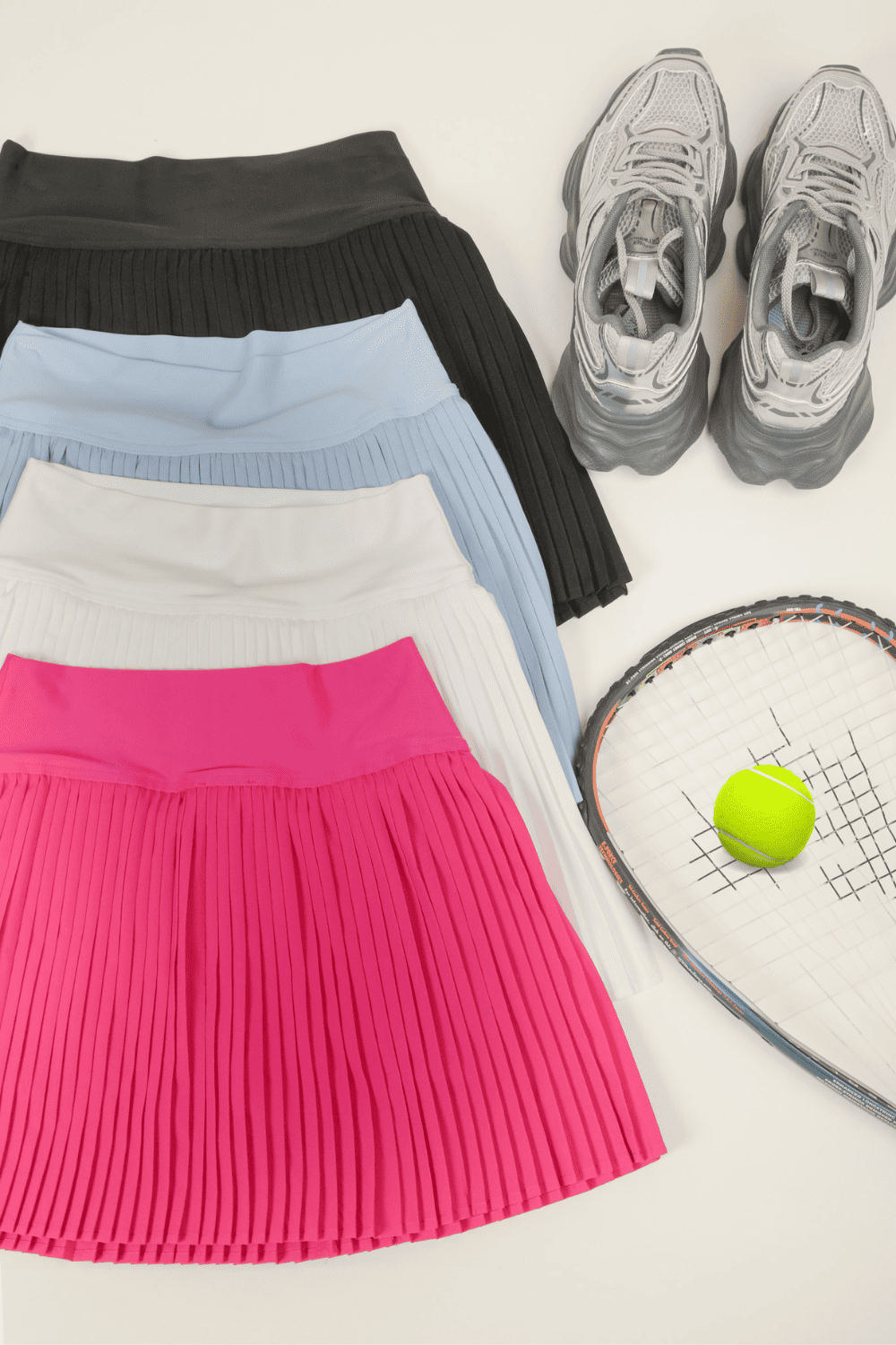Pleated Activewear Skirt with Shorts Inside