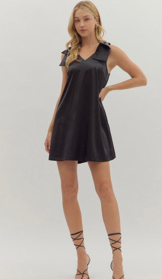 Satin Mini Dress