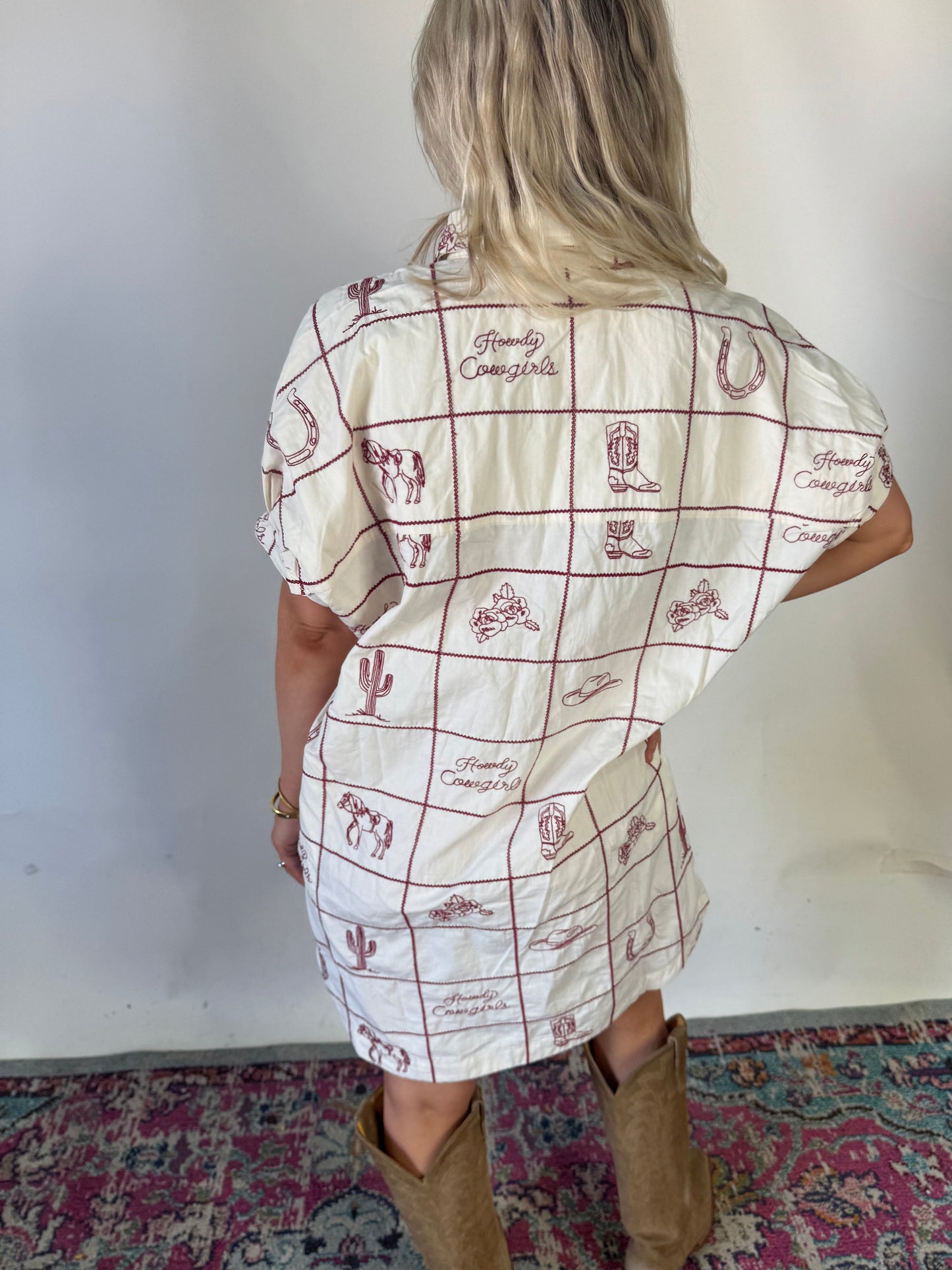 Rodeo Postcard Dress