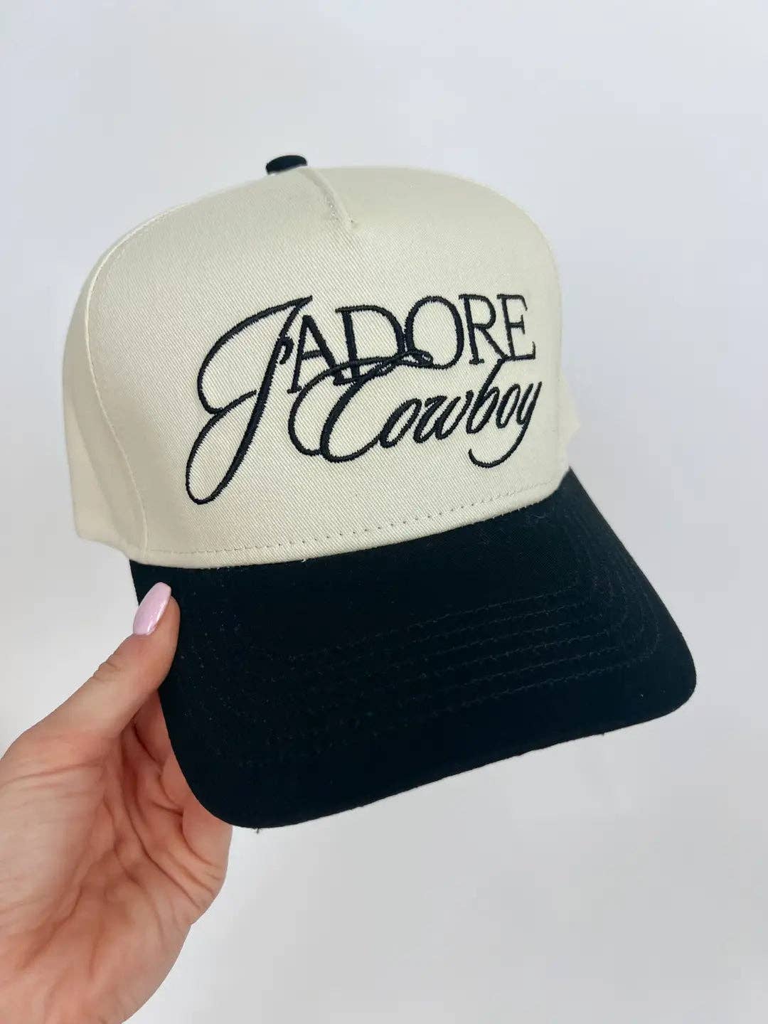 J'Adore Cowboy Vintage Trucker Hat