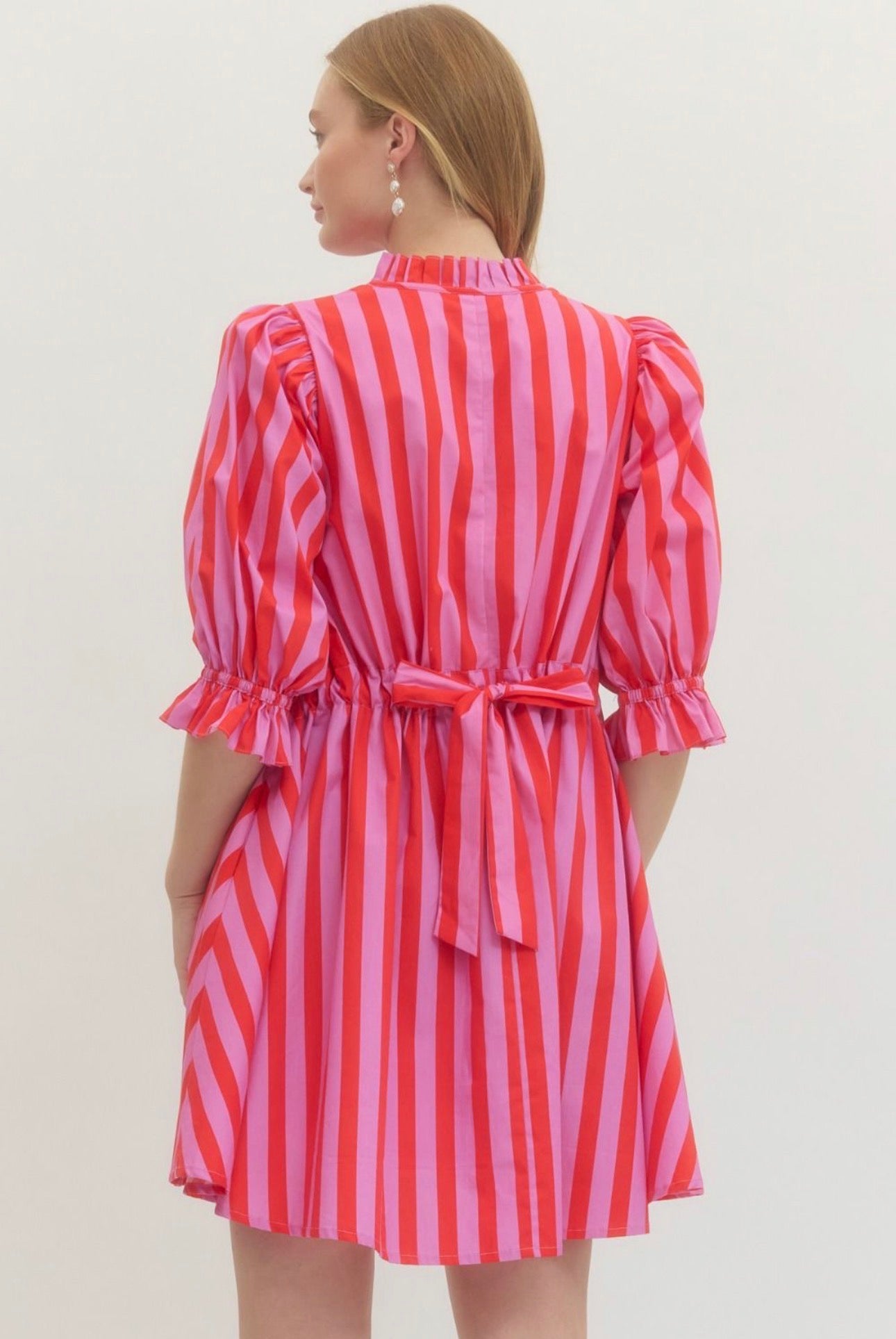 Pink Stripped Dress
