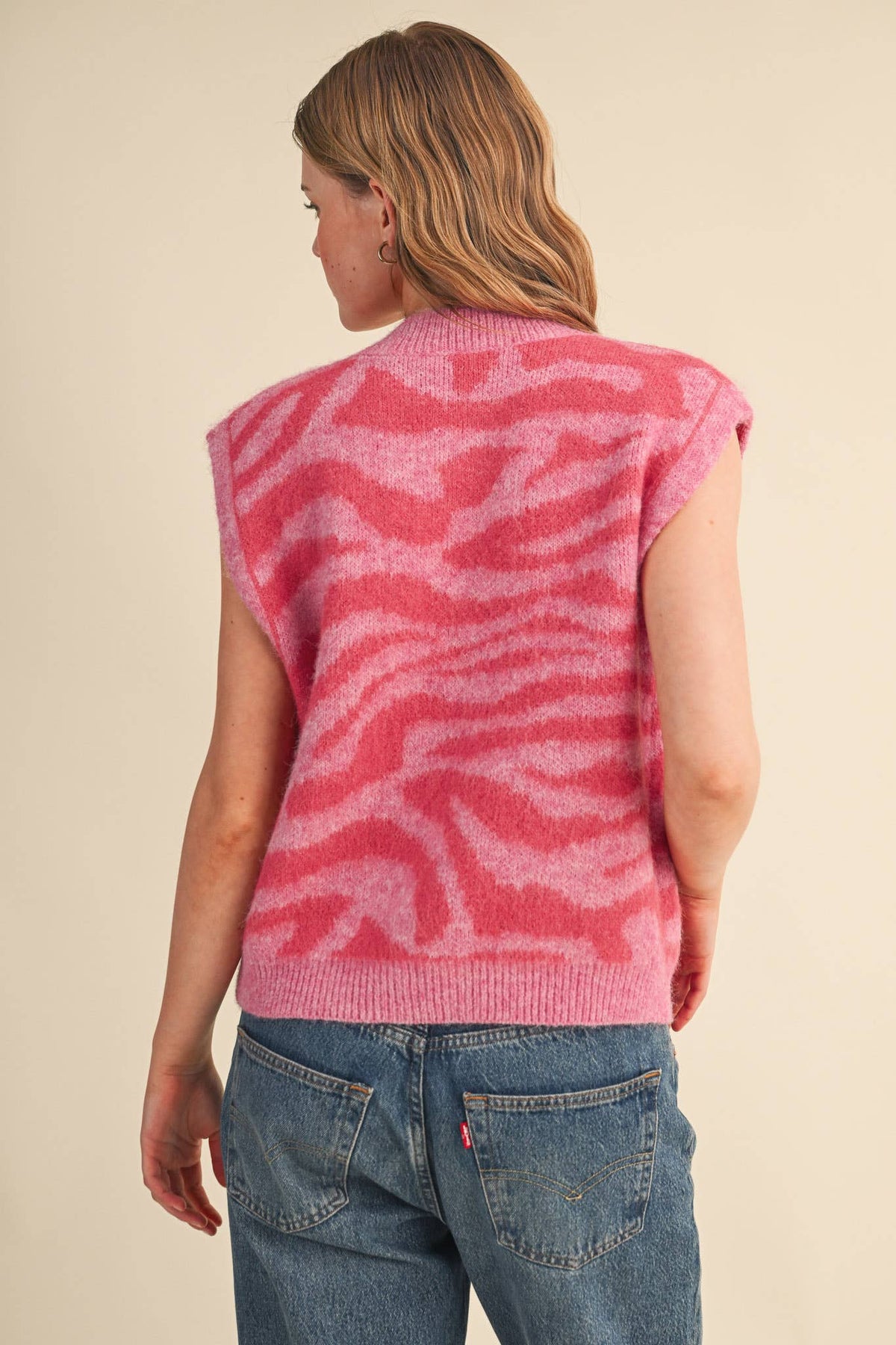 Pink Poppi Sweater Vest