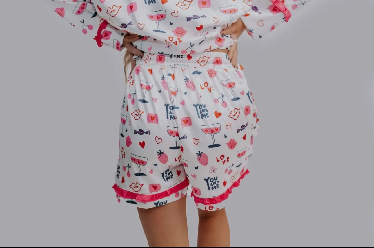 Girls Night Satin Pj Set