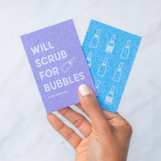 Biodegradable Pop-Up Sponge - Purple/Blue