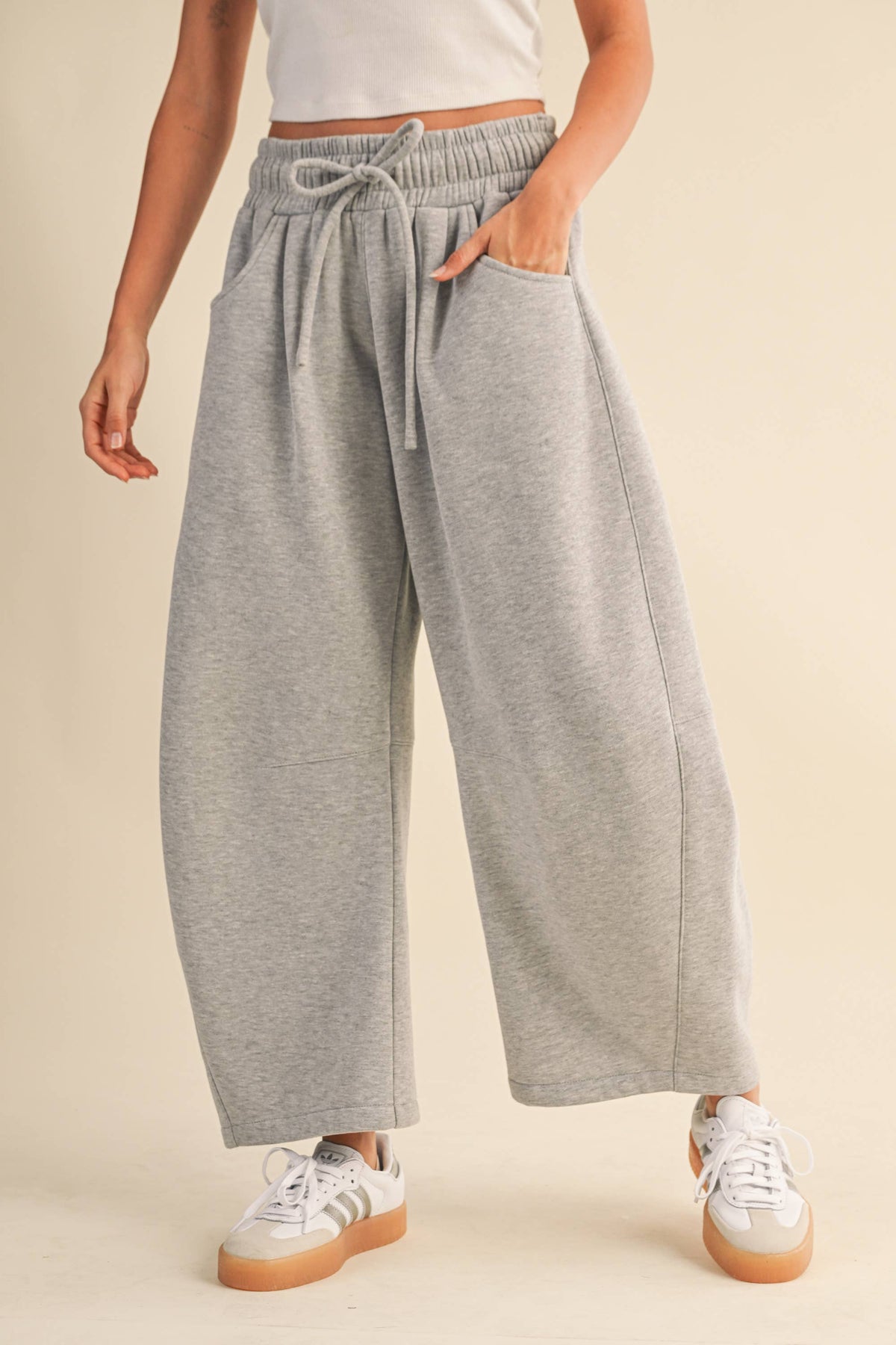 Barrel Sweatpants W Side Pockets