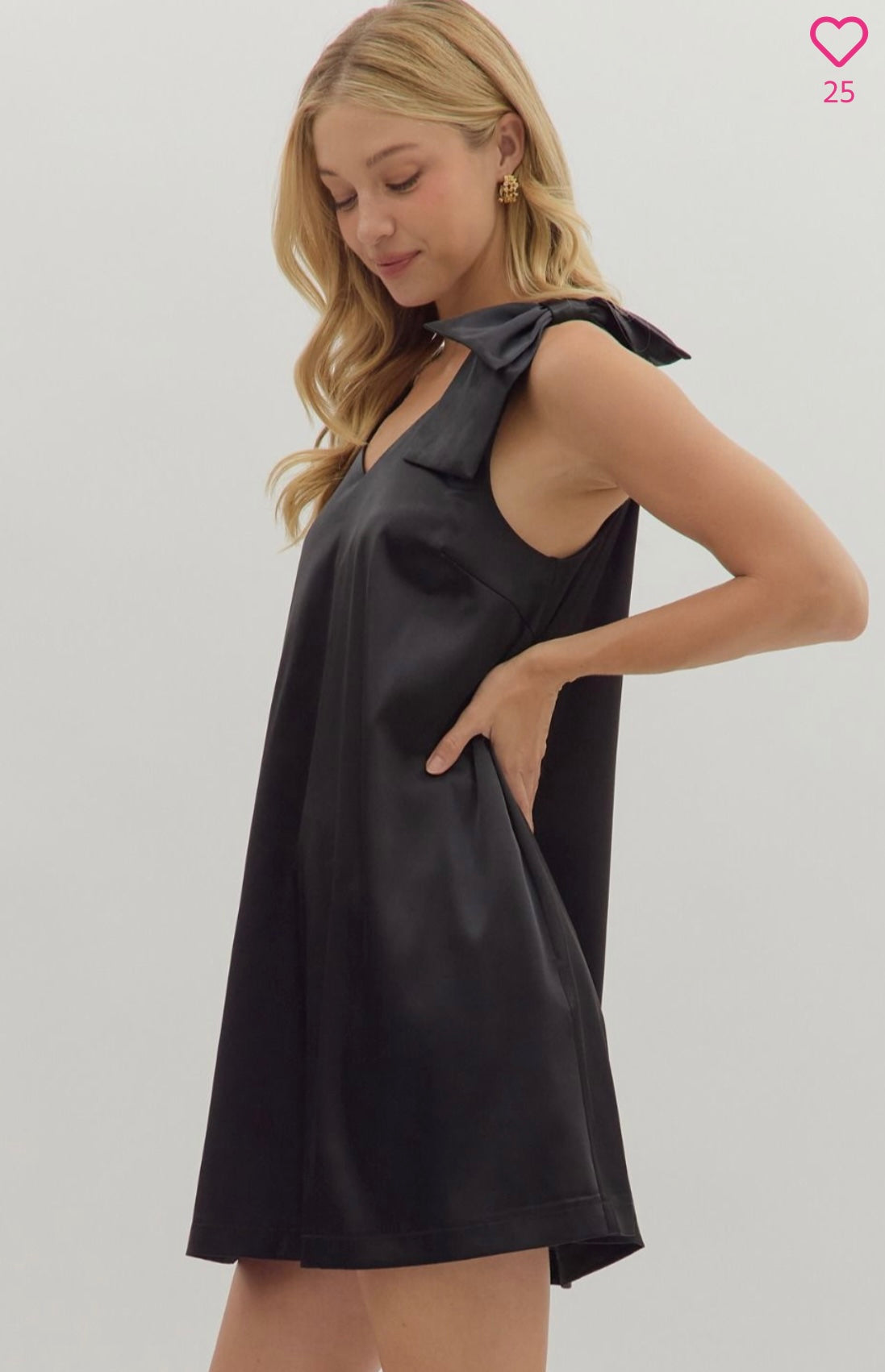 Satin Mini Dress