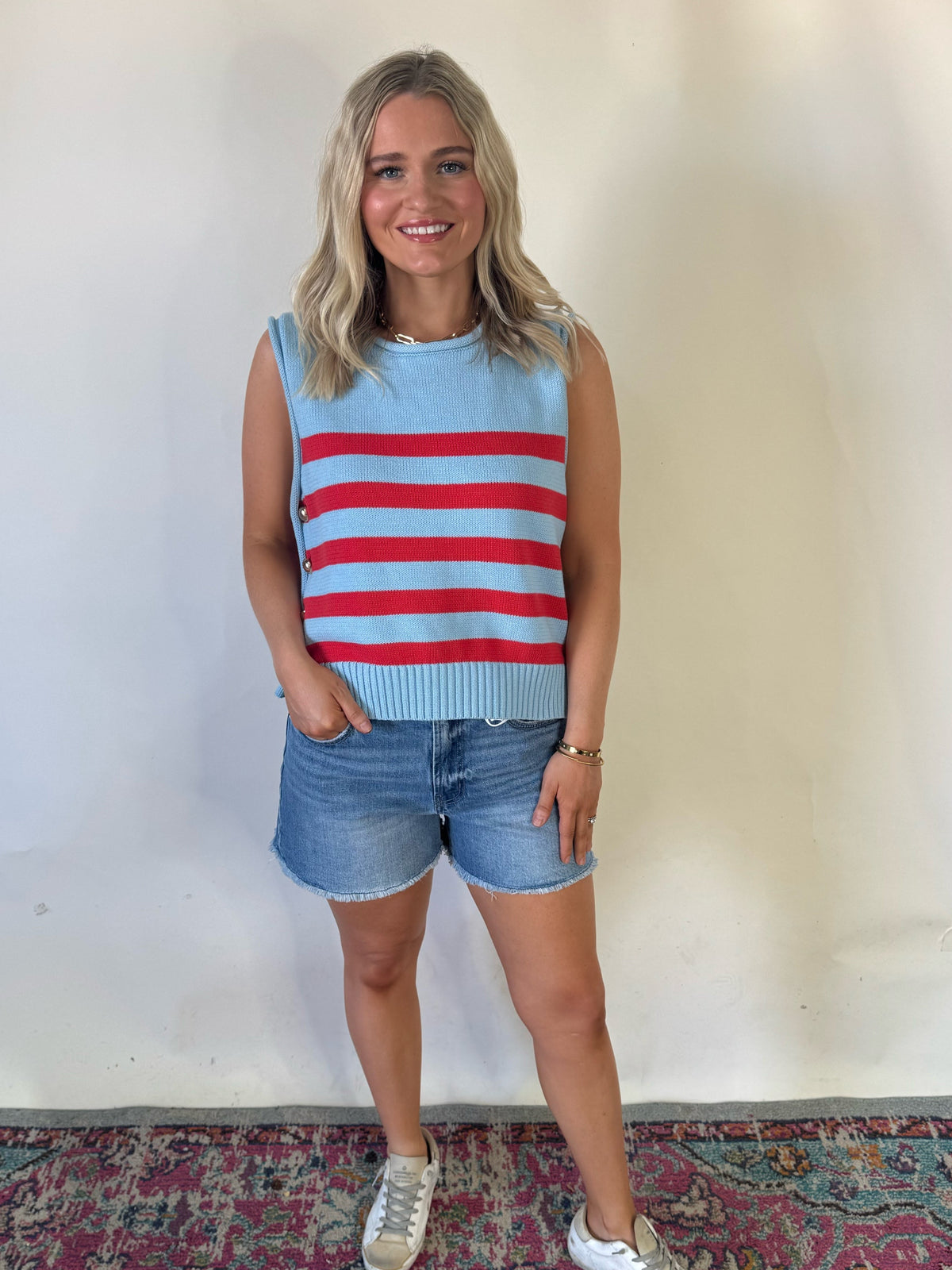 Classic Stripe Knit Top