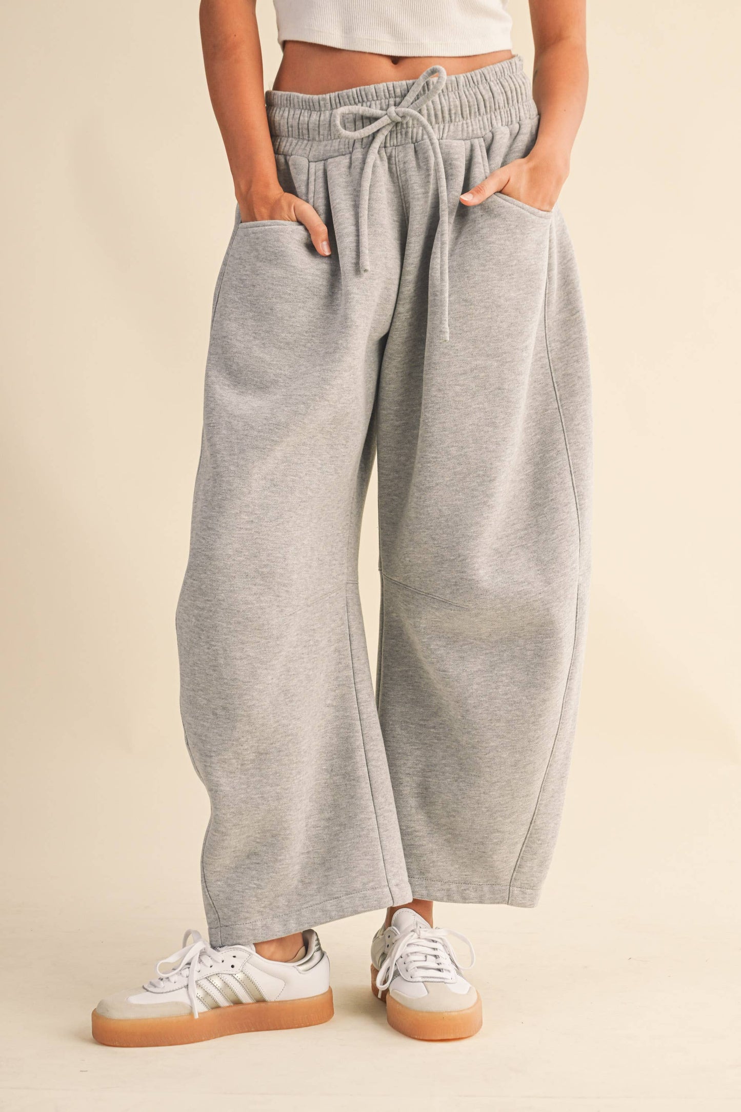Barrel Sweatpants W Side Pockets