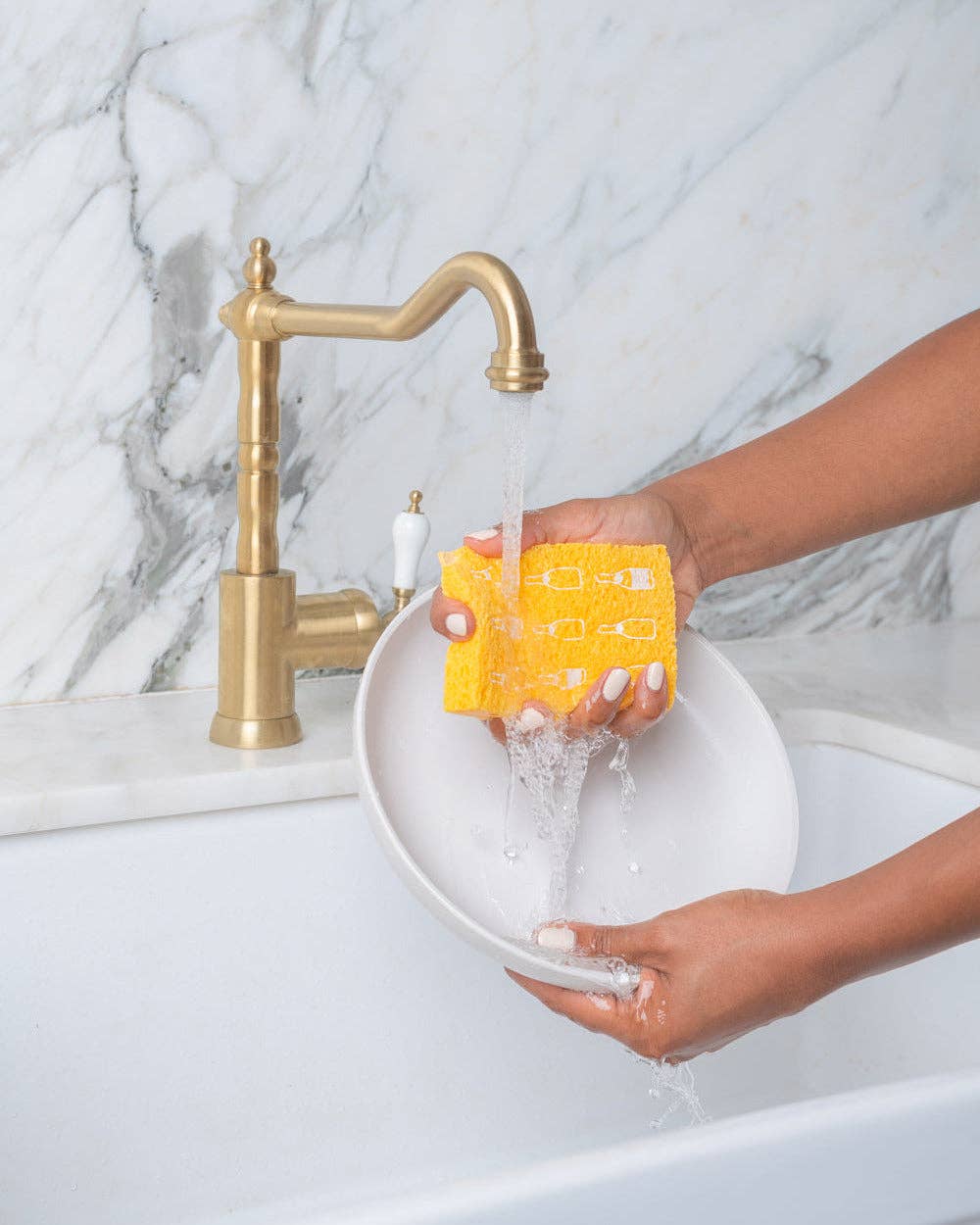 Biodegradable Pop-Up Sponge - Pink/Orange