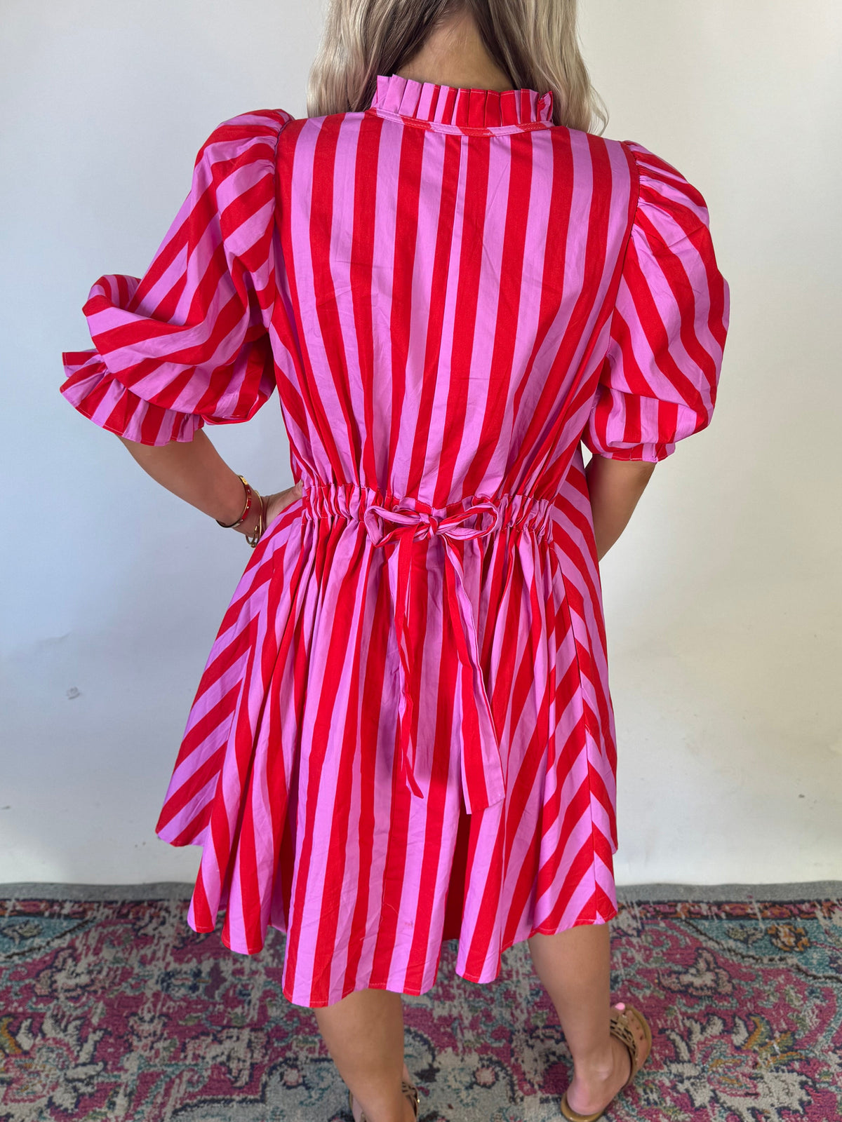 Pink Stripped Dress