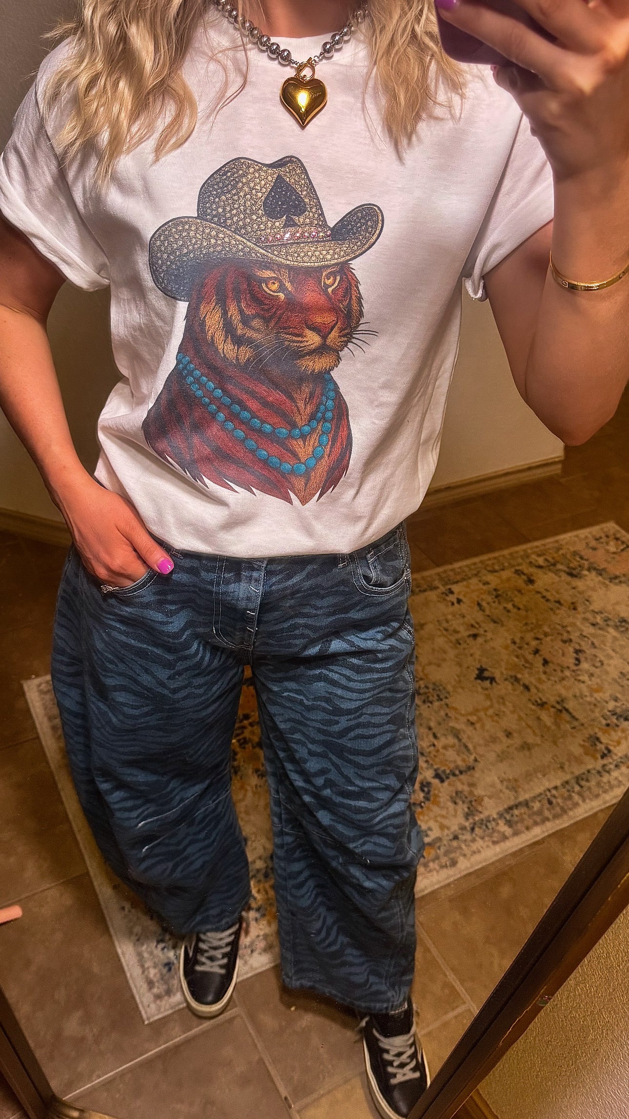 Tiger Cowboy Tee