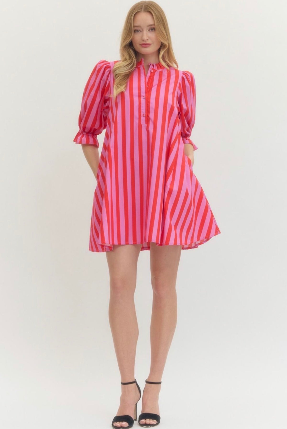 Pink Stripped Dress