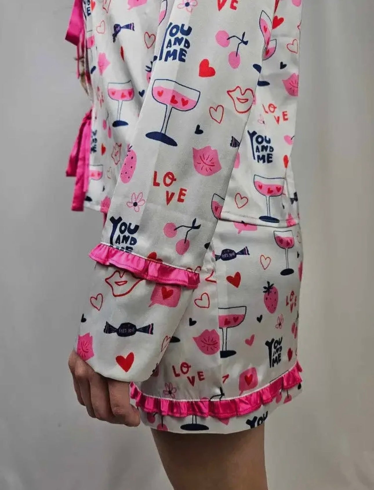 Girls Night Satin Pj Set