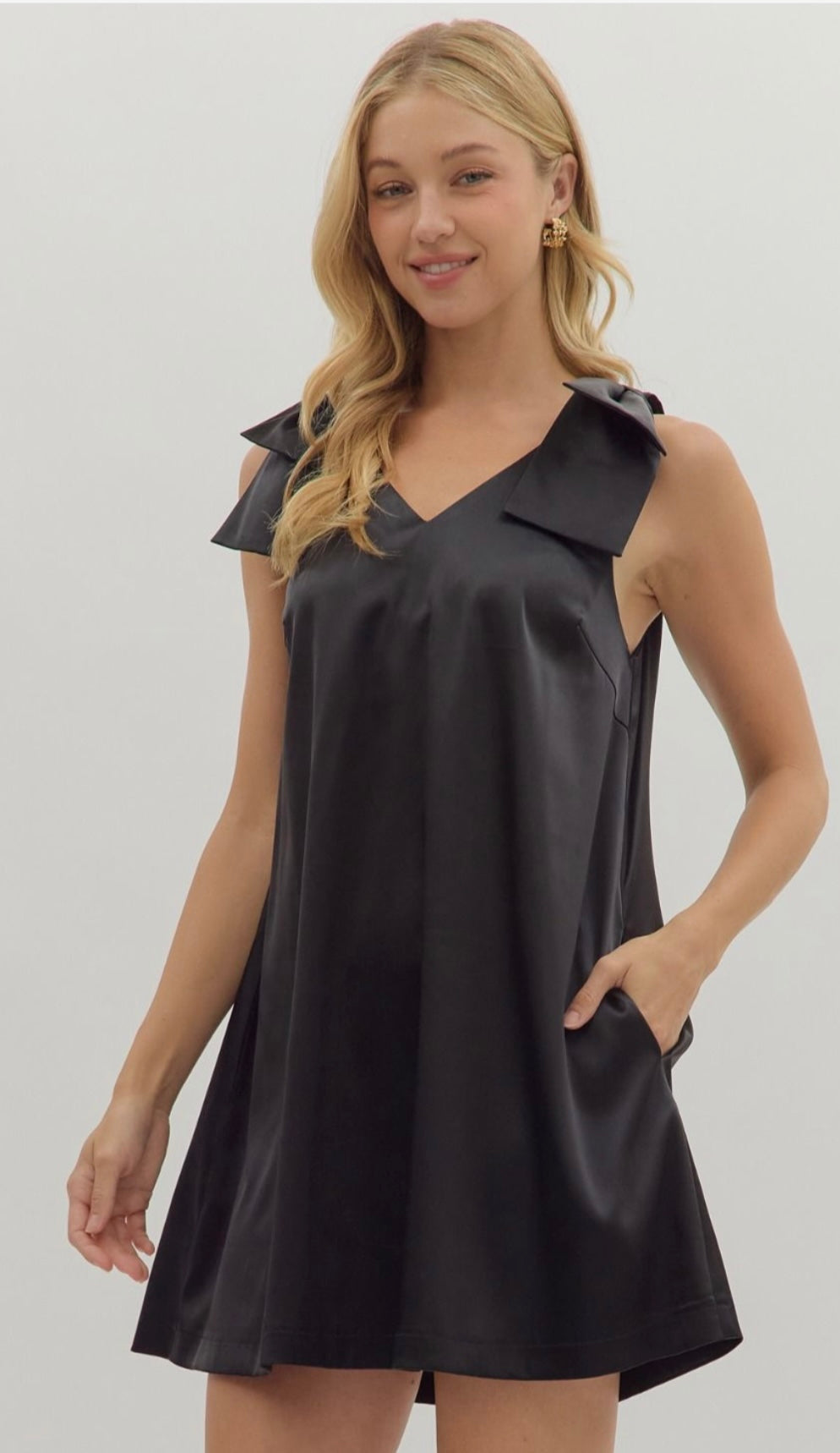 Satin Mini Dress