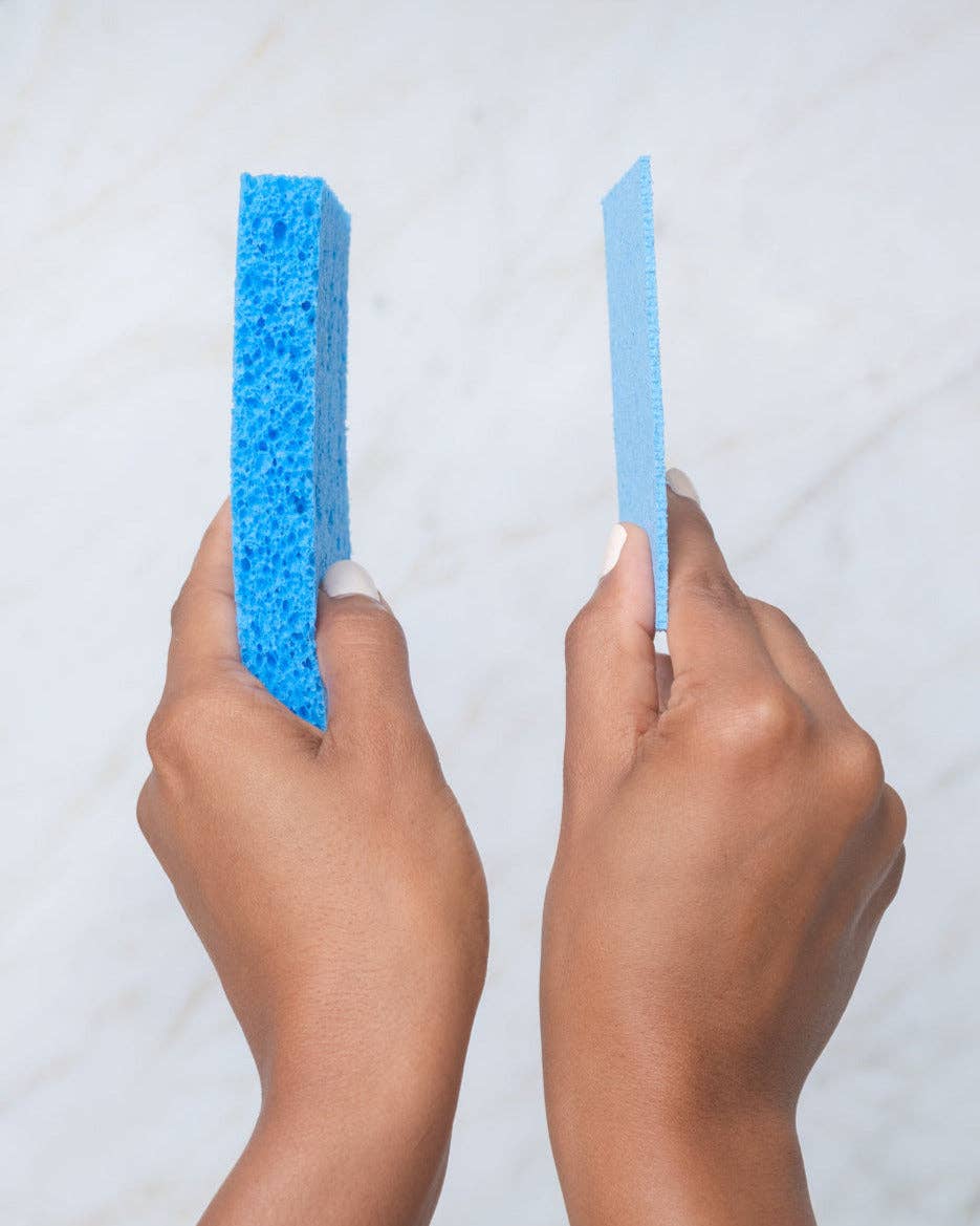 Biodegradable Pop-Up Sponge - Purple/Blue