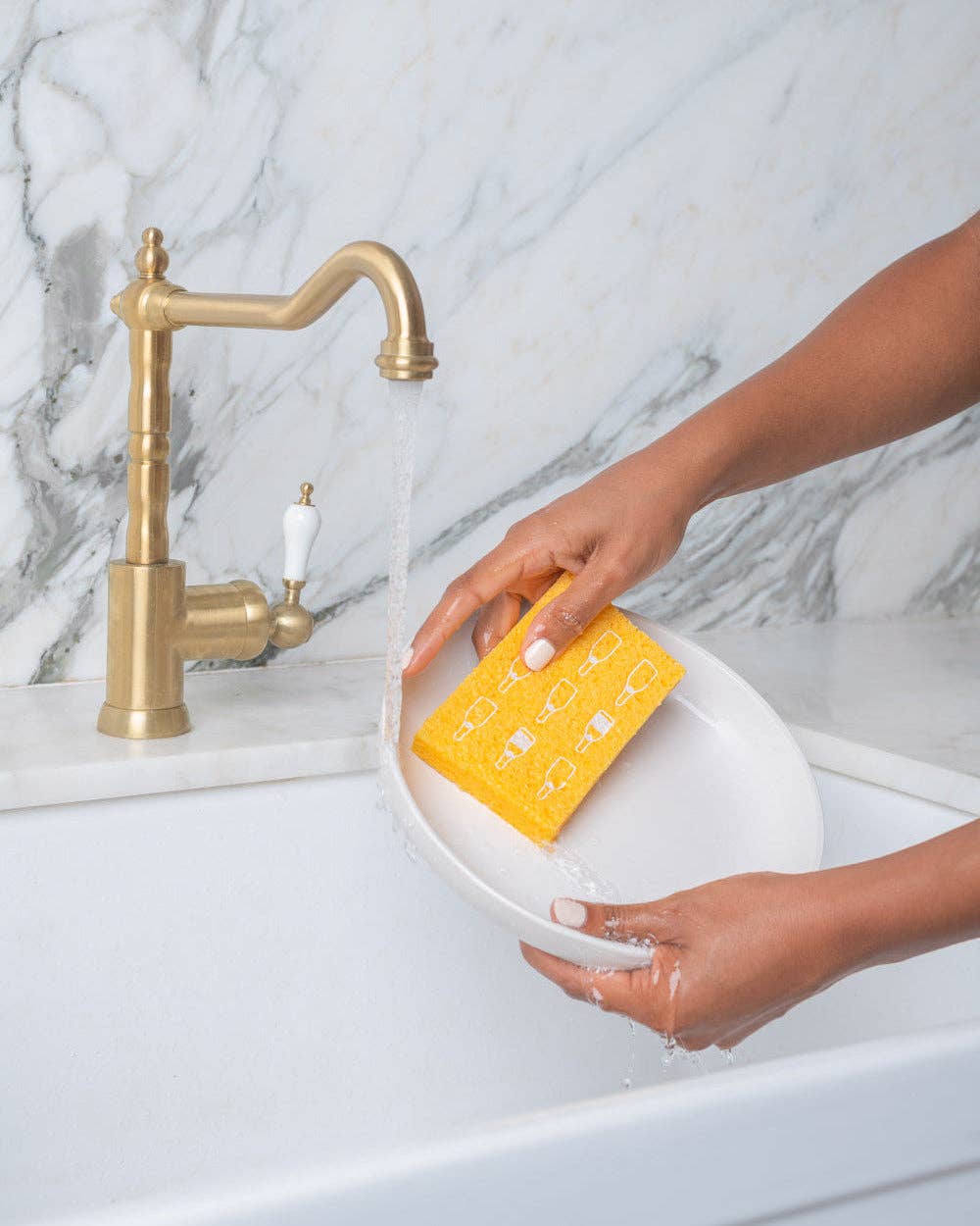 Biodegradable Pop-Up Sponge - Pink/Orange